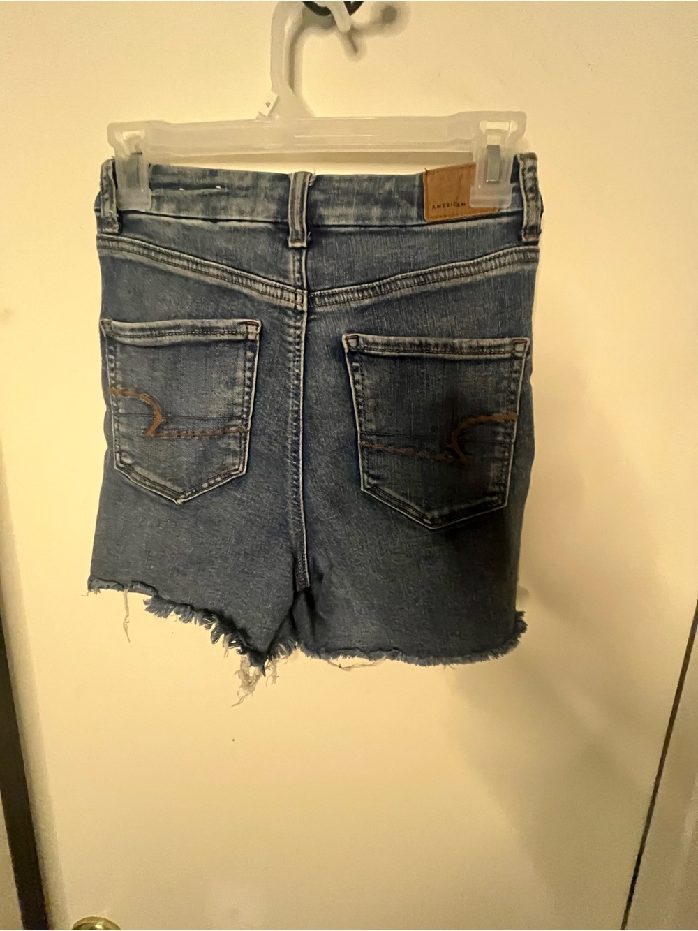 American Eagle Distressed Denim Shorts-Size 4 - Picture 3 of 5